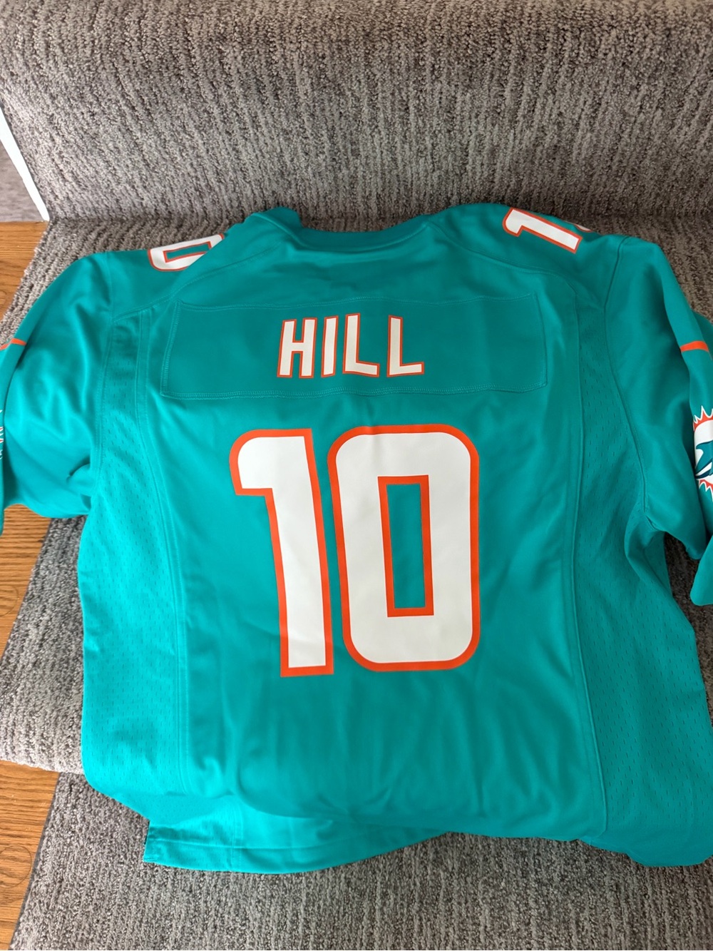 NFL Tyreek Hill #10 Teal Miami Dolphins Replica Jersey